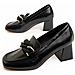 Scarpa Con Tacco Miriel Nera Nero Materiale Sintetico E Tessile - Foto miniatura 1