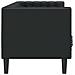 Divano Chesterfield Nero 194 x 74.5 x 70.5 cm Pelle sintetica - Foto miniatura 5
