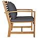 Sedie da giardino 2 pcs Naturale 60 x 65 x 76.5 cm - Foto miniatura 7