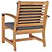 Sedie da giardino 2 pcs Naturale 60 x 65 x 76.5 cm - Foto miniatura 8