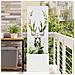 Vaso da Giardino con Pannello Decorativo Bianco 50 x 140 cm - Foto miniatura 2