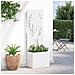 Vaso da Giardino con Pannello Decorativo Bianco 50 x 140 cm - Foto miniatura 4