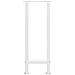 Gambe per Tavolo Consolle Bianche 2 pz 38x(72-73) cm Acciaio - Foto miniatura 5