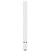 Gambe per Tavolo Consolle Bianche 2 pz 38x(72-73) cm Acciaio - Foto miniatura 6