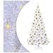 Albero di Natale artificiale Bianco 180 cm PVC e Acciaio - Foto miniatura 1