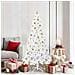 Albero di Natale artificiale Bianco 180 cm PVC e Acciaio - Foto miniatura 2