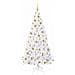Albero di Natale artificiale Bianco 180 cm PVC e Acciaio - Foto miniatura 3