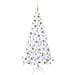 Albero di Natale artificiale Bianco 180 cm PVC e Acciaio - Foto miniatura 4