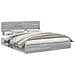 Letto con Contenitore con cassetto Grigio Sonoma 200 x 200 cm - Foto miniatura 1
