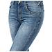 Pantaloni Lunghi In Denim Con Taglio A Fondo Dritto 10db50292 Donna - Foto miniatura 2