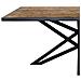 Tavolo Da Pranzo Rettangolare In Legno Marrone, 180x100x76h Cm - Foto miniatura 2