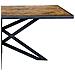 Tavolo Da Pranzo Rettangolare In Legno Marrone, 180x100x76h Cm - Foto miniatura 3