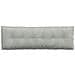 Cuscino per Schiena Grigio chiaro 160 x 50 cm Tessuto in Cords - Foto miniatura 6