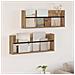 Scaffale per riviste 2 pcs Rovere artigianale 80 x 12 x 30 cm - Foto miniatura 2