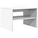 Tavolino da salotto Bianco 60 x 50 x 40 cm Legno multistrato - Foto miniatura 1