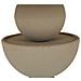 Tavolino Vkh799-beige-metallo-40,5x40,5x42 Cm - Foto miniatura 5