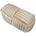 Panca Softy In Velluto Crema Con Nodo Centrale 90x45x45 Cm - Foto miniatura 4
