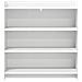 Credenza Bianco 75 x 36 x 80 cm Legno ingegnerizzato - Foto miniatura 3