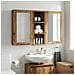 Armadio da bagno a muro Legno vecchio 20 x 10 x 50 cm - Foto miniatura 5