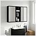 Armadio da bagno a muro Rovere Nero 20 x 16 x 62,5 cm - Foto miniatura 2