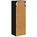 Armadio da bagno a muro Rovere Nero 20 x 16 x 62,5 cm - Foto miniatura 8