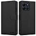 Custodia Libro Nera Con Scomparti Per Schede Motorola Moto G86 5g - Foto miniatura 1