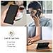 Custodia Libro Nera Con Scomparti Per Schede Motorola Moto G86 5g - Foto miniatura 4