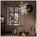Albero Natale 220 LED 2,2m Salice Bianco Freddo Interno Esterno - Foto miniatura 2