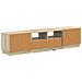 Mobile TV LED a 5 pezzi Rovere Sonoma Legno ingegnerizzato - Foto miniatura 8