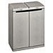 Armadio Eco cab 2 grigio sky raccolta differenziata L68 x P39 x H88,7 - Foto miniatura 1