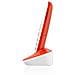 Bravo Bright Telefono DECT Cordless con Identificatore di Chiamata Colore Bianco / Rosso - Foto miniatura 3