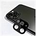 Lente Fotocamera Iphone 11 Pro / Pro Max Vetro Temperato 9h Anti-traccia Nero - Foto miniatura 5