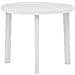 Tavolo Da Giardino Bianco 89 Cm In Plastica - Foto miniatura 1