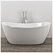 Vasca Da Bagno Freestanding Ovale In Acrilico Colore Bianco Lucido *** Misure : L160xh68xp80 - Foto miniatura 3