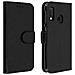Custodia Galaxy A20e Portacarte Funzione Supporto Cover Silicone - Nero - Foto miniatura 1