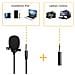 Microfono Lavalier Condensatore Omnidirezionale 3.5mm Adattatore Pc - Foto miniatura 2