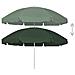 Ombrellone Da Spiaggia Verde 240 Cm - Foto miniatura 2