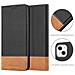 Custodia Compatibile Con Apple Iphone 13 Mini In Nero Marrone - Coperchio Protettiva Con Chiusura Magnetica, Funzione Stand E Tasca Per Le Carte - Foto miniatura 5