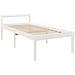 Letto per Anziani Bianco 90x190 cm Single in Legno di Pino - Foto miniatura 3