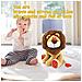 Love Lion Peluche, Re Leone Peluche Con Criniera Coda A Forma Di Cuore Per Bambini Amante Del Bambino Compleanno San Valentino Natale Regalo Della Buonanotte, 138 - Foto miniatura 4