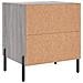 Comodino Grigio Sonoma 40x35x47,5 Cm In Legno Multistrato - Foto miniatura 6
