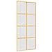 Porta Scorrevole Dorata 90x205 Vetro Smerigliato Esg Alluminio - Foto miniatura 2