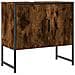 Mobile Lavabo Bagno Rovere Fumo 60x33x60 Cm Legno Multistrato - Foto miniatura 1