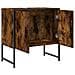 Mobile Lavabo Bagno Rovere Fumo 60x33x60 Cm Legno Multistrato - Foto miniatura 2