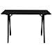 Scrivania Vojens - Nero - Mdf - 60x120x75 Cm - Foto miniatura 2
