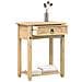 Tavolino Consolle Corona 55x35x73 Cm In Legno Massello Di Pino - Foto miniatura 1