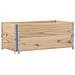 Paretali Per Pallet 2 Pz 100x50 Cm In Legno Massello Di Pino - Foto miniatura 1