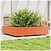 Fioriera Giardino Marrone Cera 110x110x26,5 Cm In Legno Di Pino - Foto miniatura 3