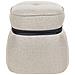 Pouf Monterey Lino Sintetico Beige - Foto miniatura 2