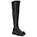 Rassadress Bootie Stivaletti Sintetico Scarpe Donna Nero Eu 40, Fl8ssr Ele10 Black - Foto miniatura 1